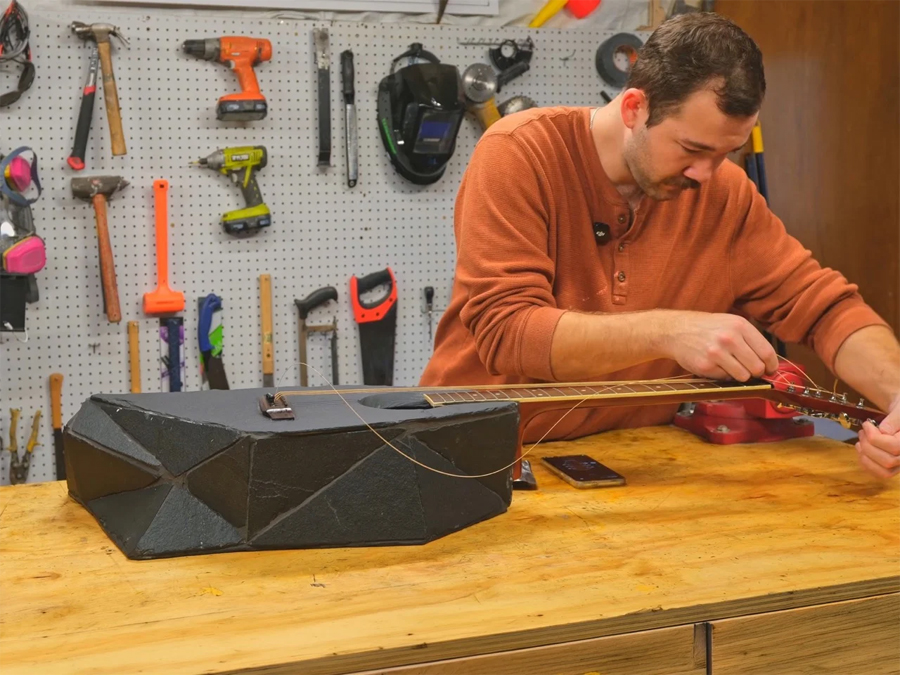 This Guitar Is Literally Made from Rock