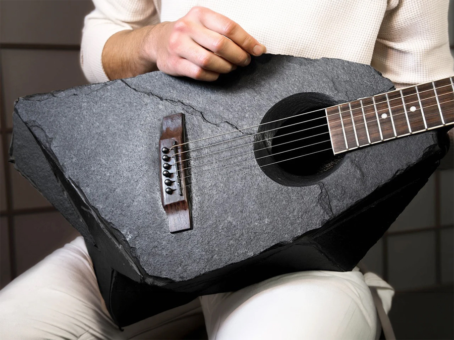 This Guitar Is Literally Made from Rock