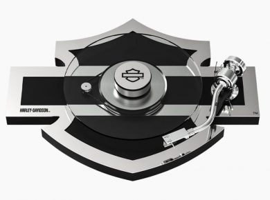 Harley-Davidson's New $3,299 Turntable Is Shaped Like Its Iconic Logo