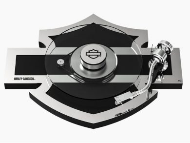 Harley-Davidson's New $3,299 Turntable Is Shaped Like Its Iconic Logo