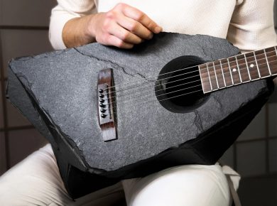 This Guitar Is Literally Made from Rock