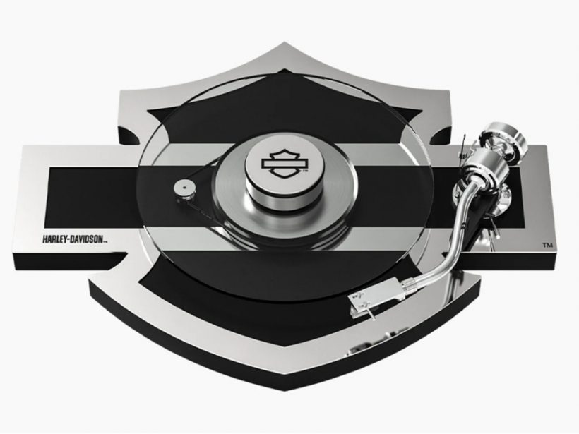 Harley-Davidson's New $3,299 Turntable Is Shaped Like Its Iconic Logo