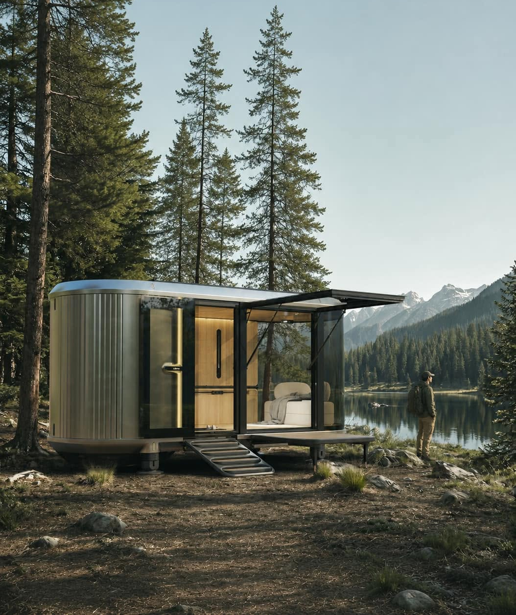 Lavvu Modular Homes Put Panoramic Views at the Center of Compact Living