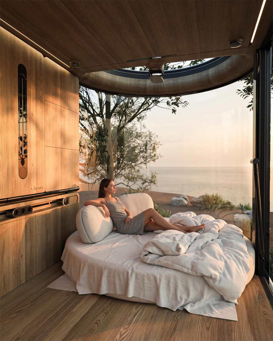 Lavvu Modular Homes Put Panoramic Views at the Center of Compact Living