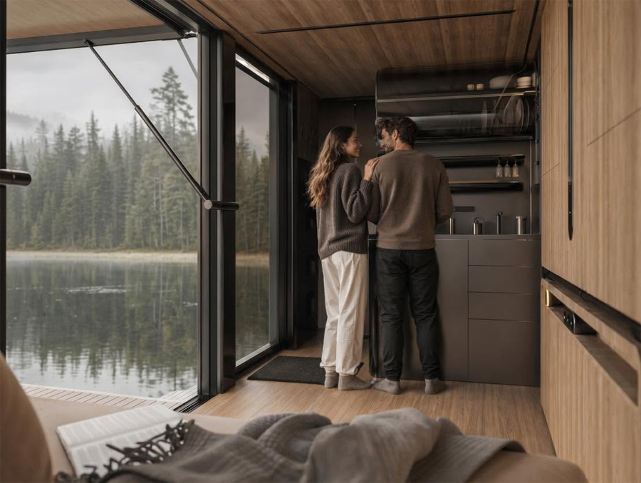 Lavvu Modular Homes Put Panoramic Views at the Center of Compact Living