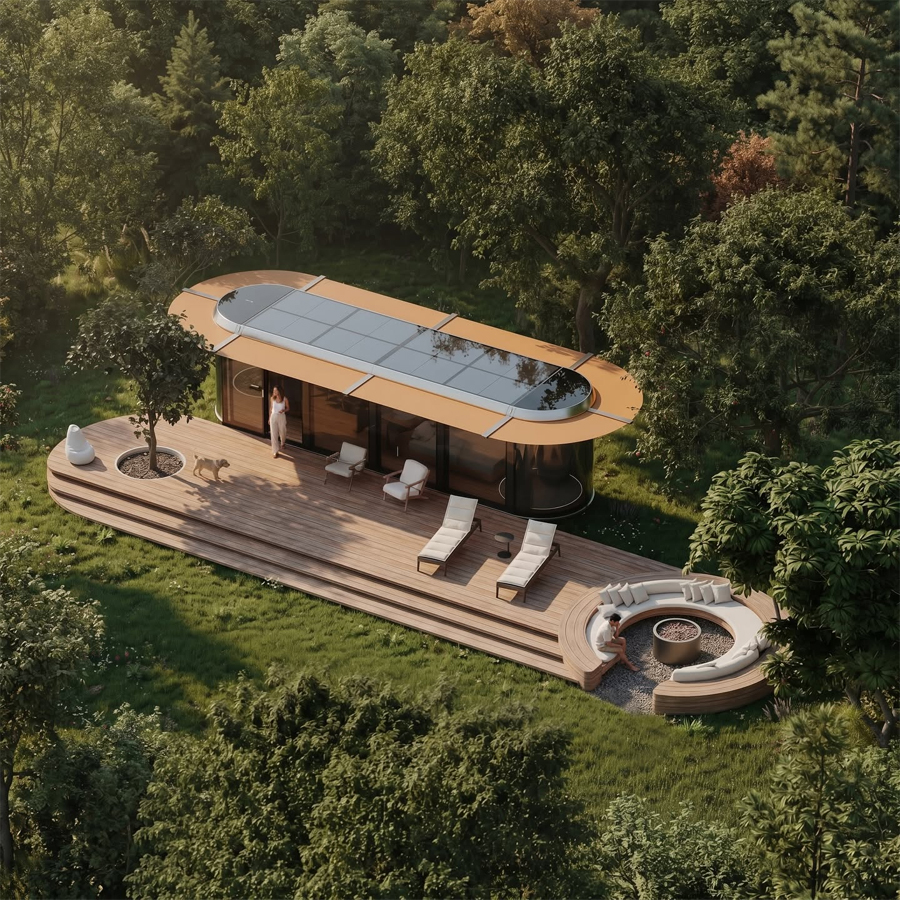 Lavvu Modular Homes Put Panoramic Views at the Center of Compact Living
