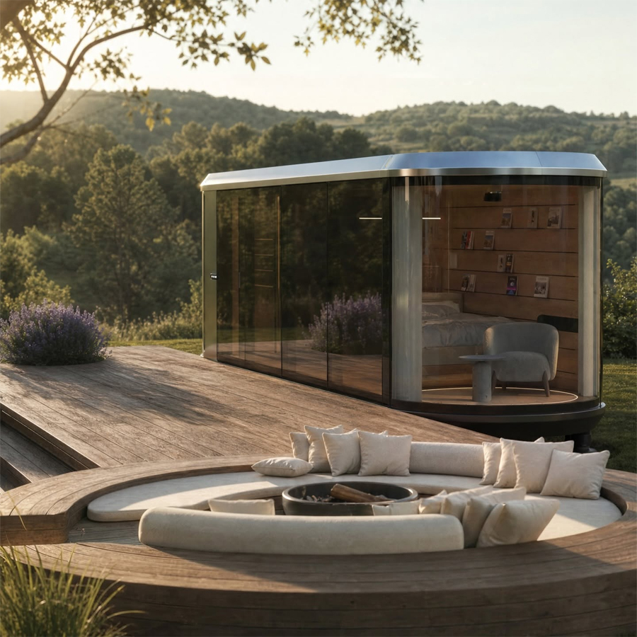 Lavvu Modular Homes Put Panoramic Views at the Center of Compact Living