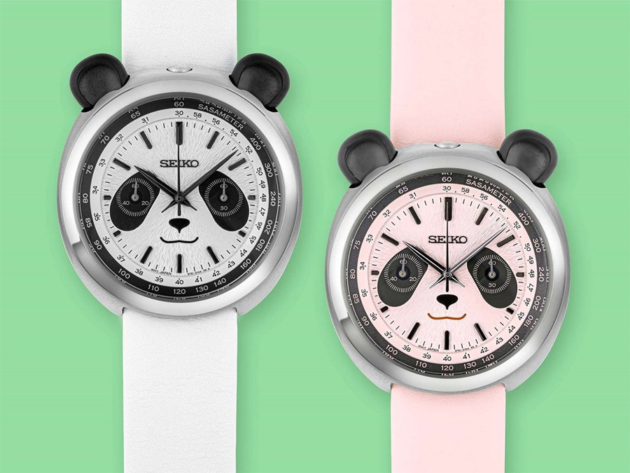 Seiko Turns the Classic Panda Chronograph Into an Actual Panda