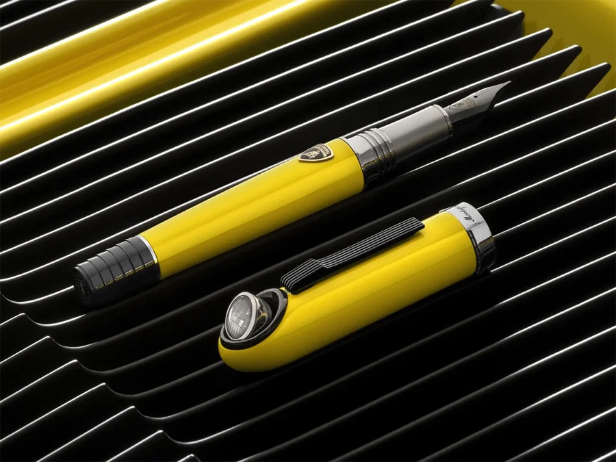 Lamborghini Miura Fountain Pen Turns an Iconic Pop-Up Headlight Into a Working Mechanism