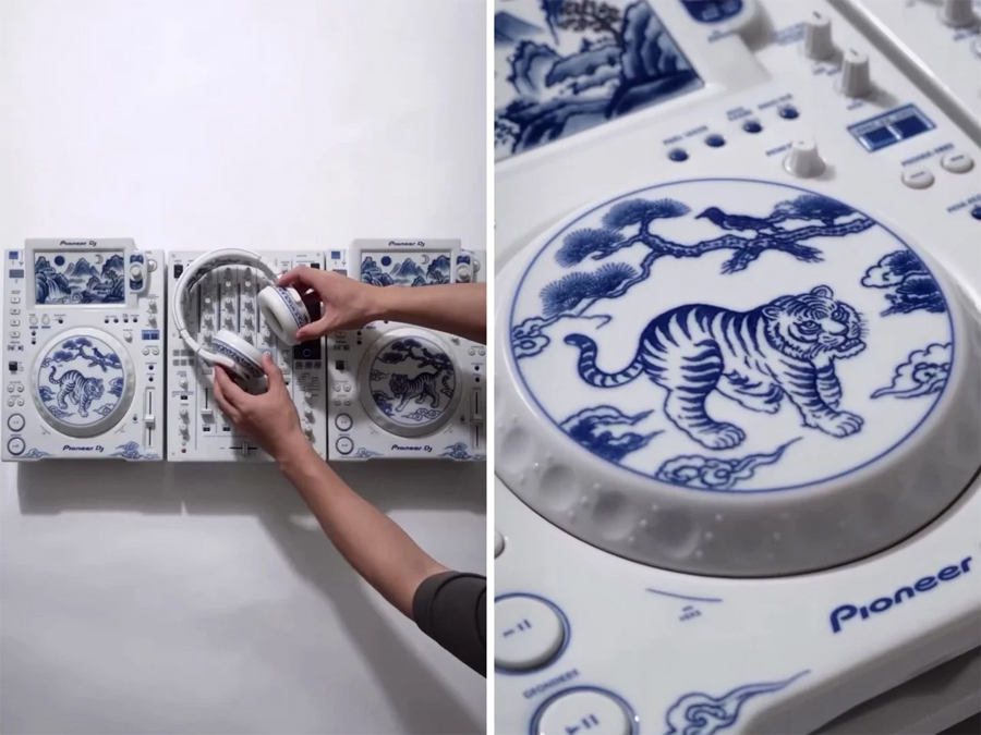 This Porcelain Pioneer DJ Setup Turns Club Equipment Into Korean Folk Art This Porcelain Pioneer DJ Setup Turns Club Equipment Into Korean Folk Art