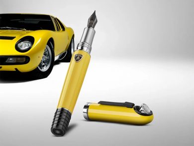 Lamborghini Miura Fountain Pen Turns an Iconic Pop-Up Headlight Into a Working Mechanism