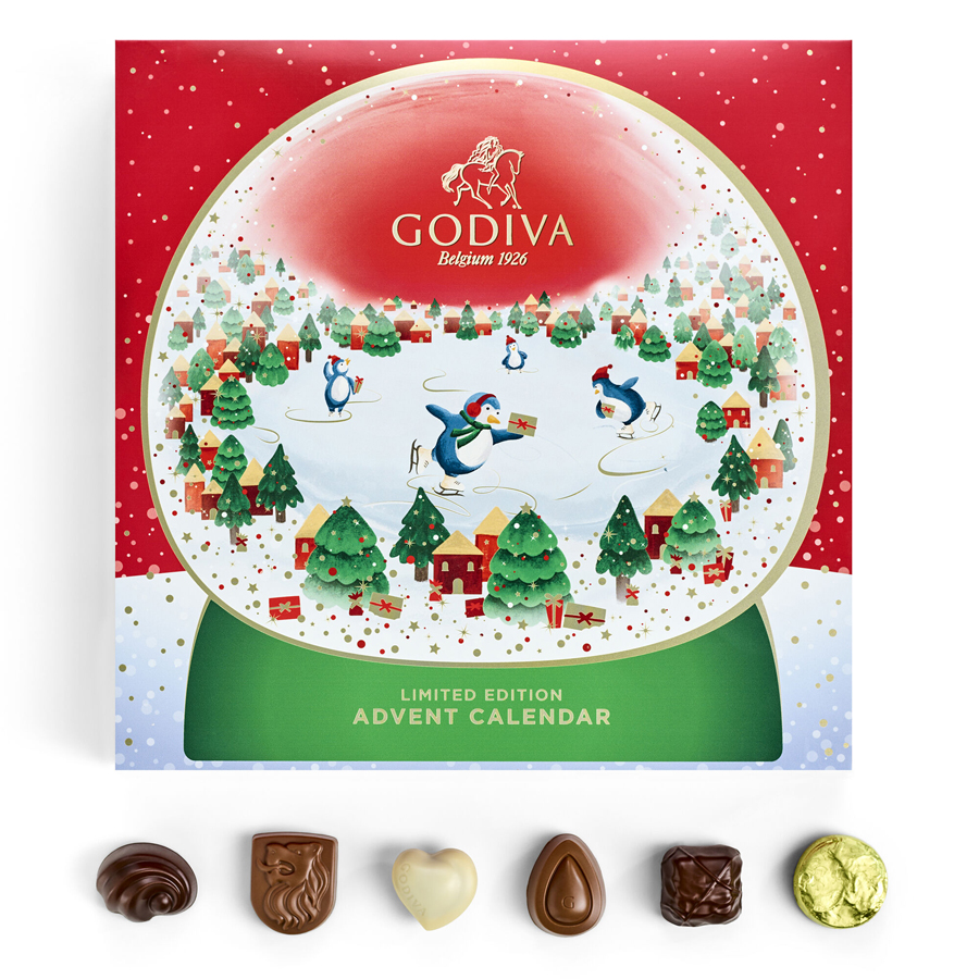 Godiva Holiday Classic Chocolate Advent Calendar 2023