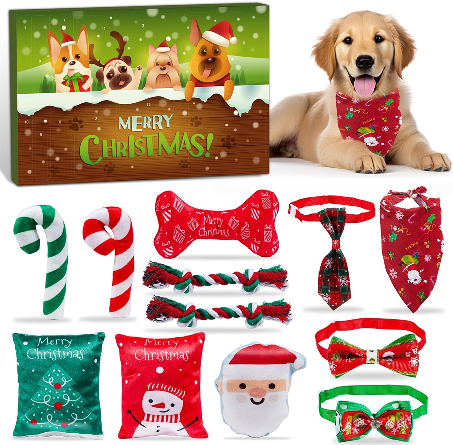 12 Day Countdown to Christmas Dog Advent Calendar