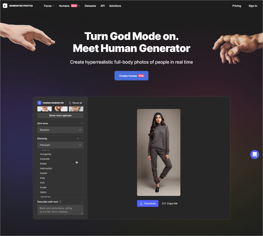 Creating Human-like Images with AI Human Generator