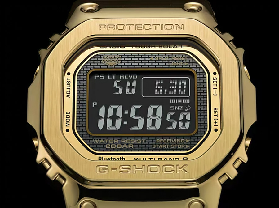 Casio G-Shock GMW-B5000GD-9 Gold - the Most Luxurious Digital Watch