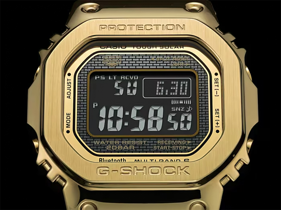 Casio G-Shock GMW-B5000GD-9 Gold - the Most Luxurious Digital Watch
