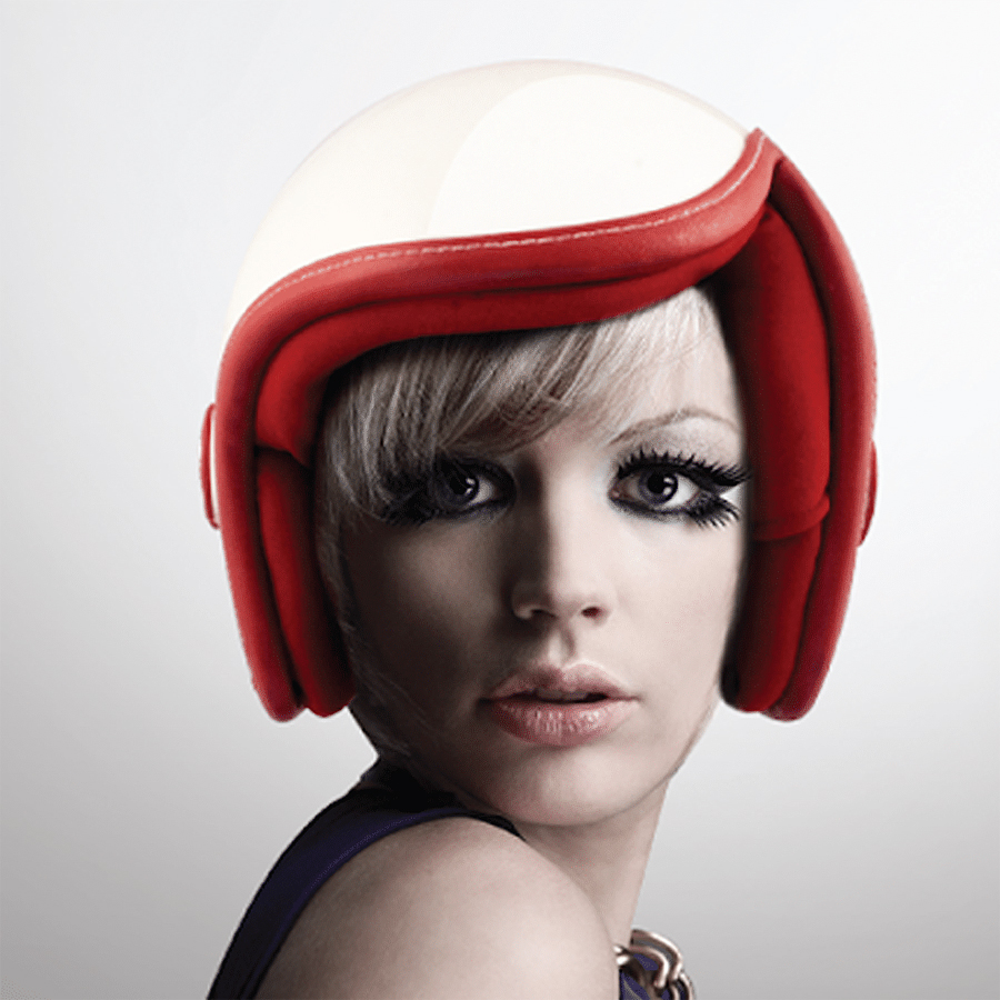 Luxy Vespa Helmet by Daniel Don Chang