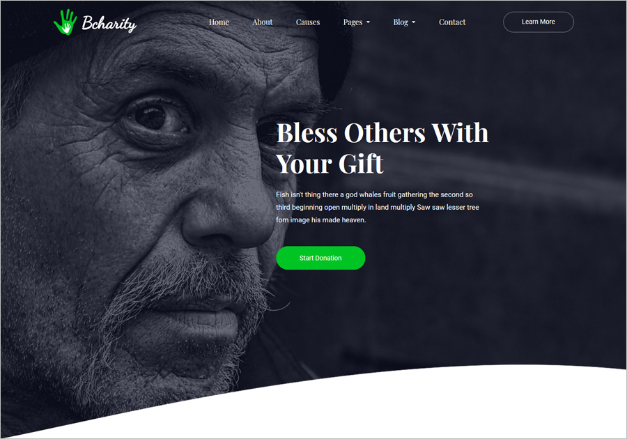 Free BCharity Bootstrap Template