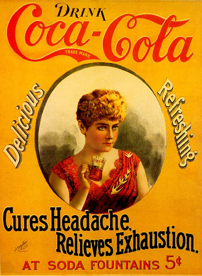 retro Coca Cola Advertising Posters