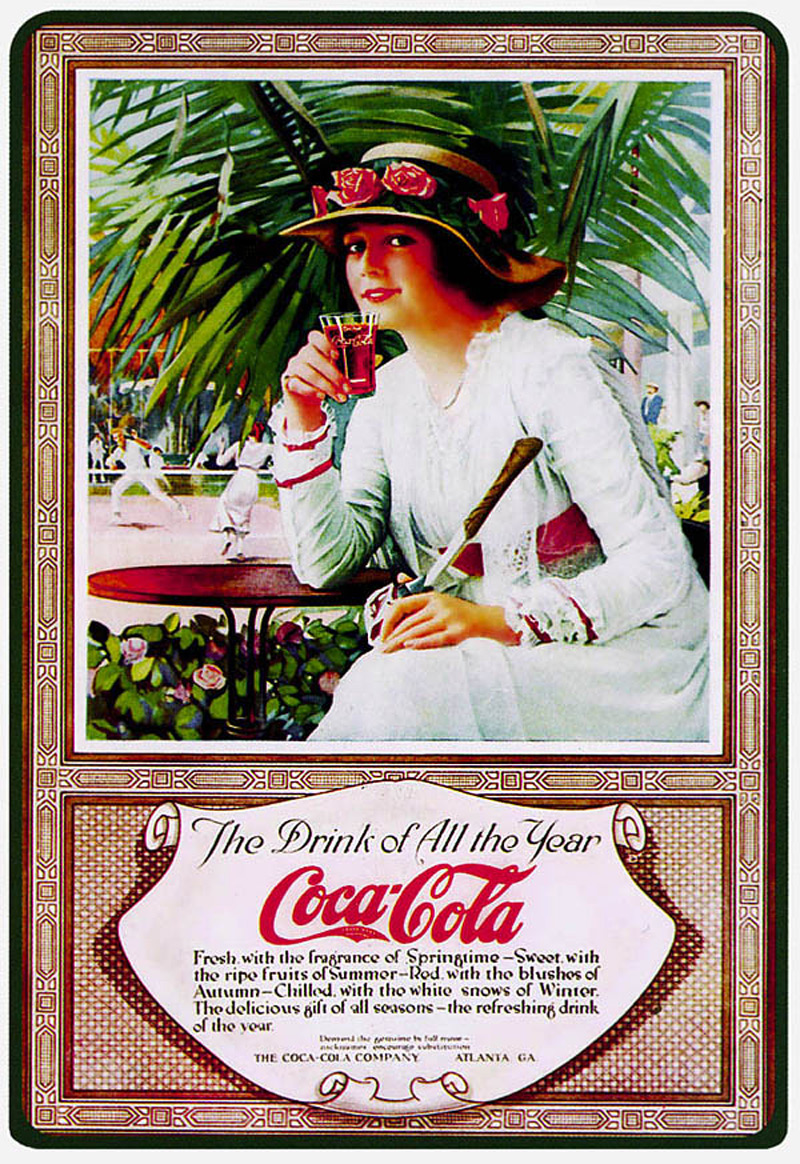 retro Coca Cola Advertising Posters