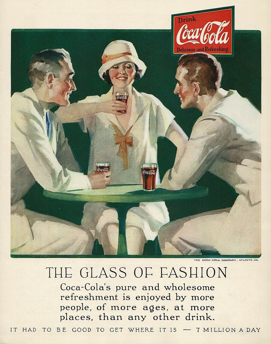 retro Coca Cola Advertising Posters