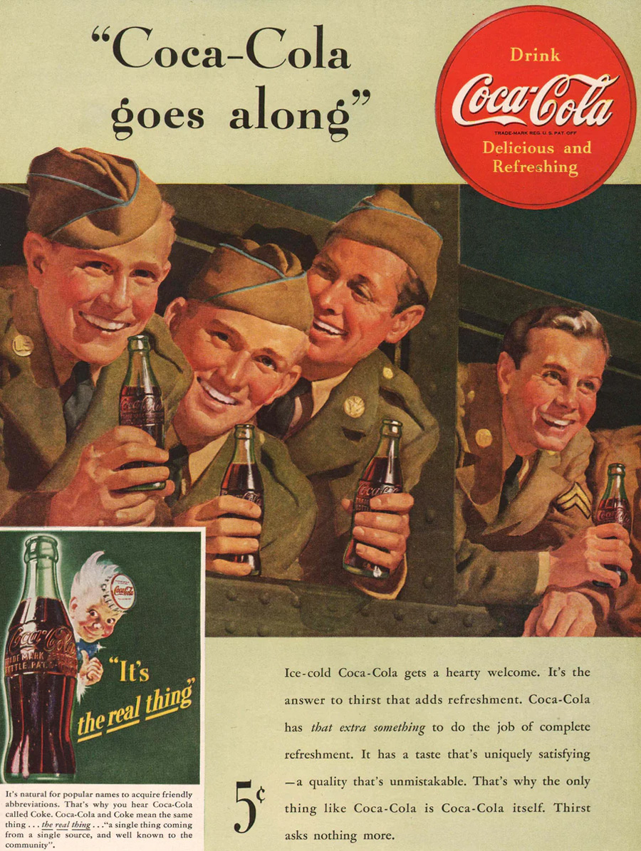 1930s-1950s Coca Cola Advertising Posters