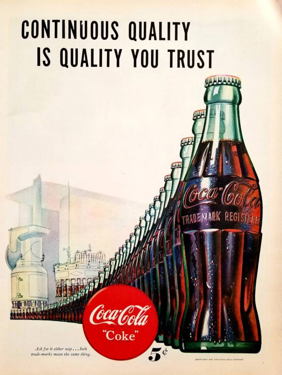 1930s-1950s Coca Cola Advertising Posters