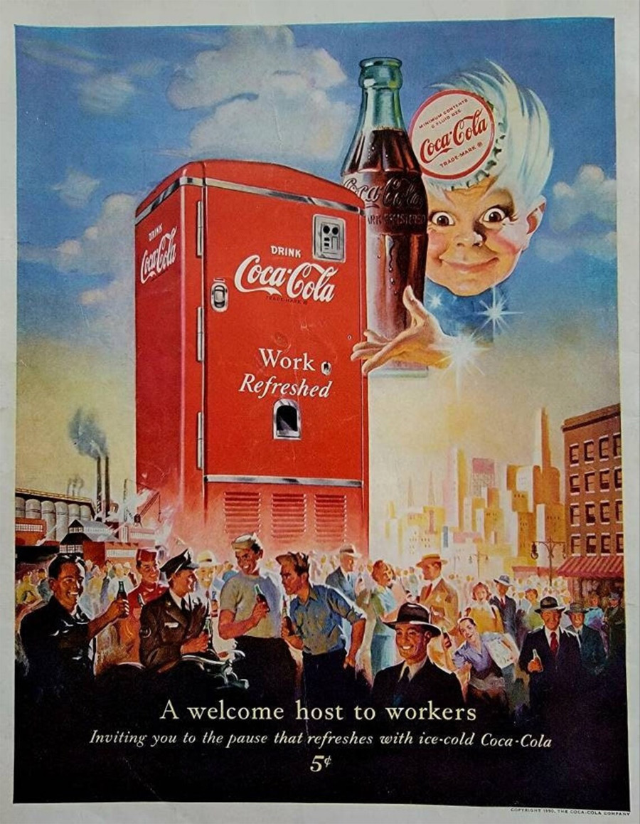 1930s-1950s Coca Cola Advertising Posters