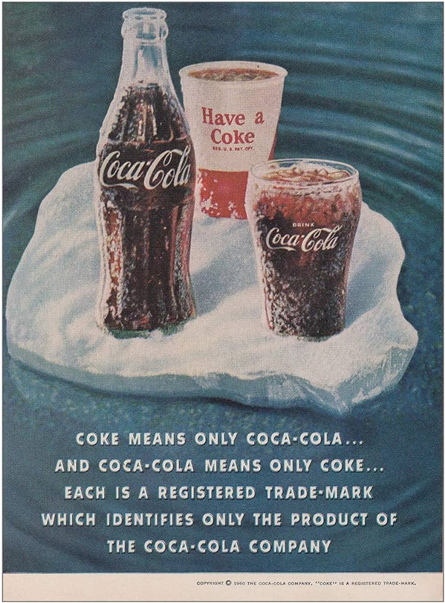 1960s-1980s Coca Cola Advertising Posters