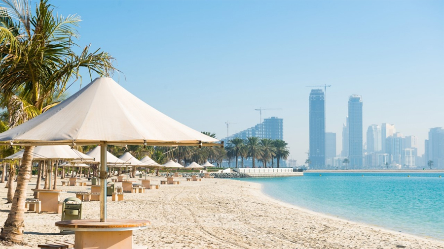 Al Mamzar Beach Park in Dubai