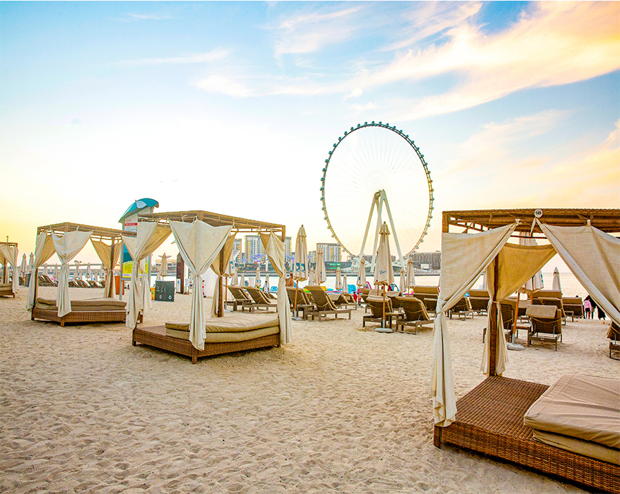 JBR Open Beach in Dubai