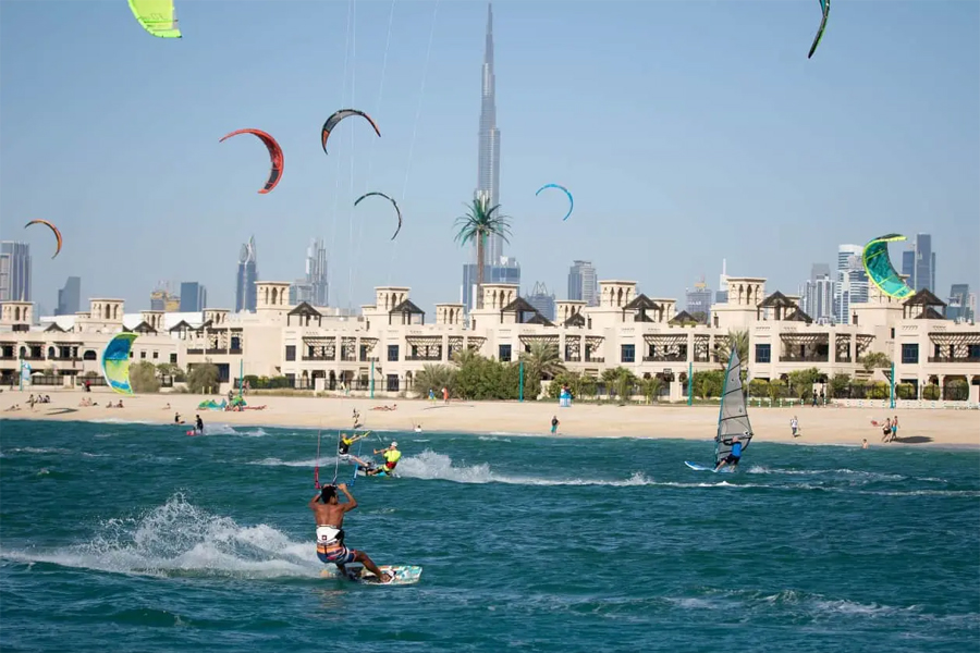 Kite Beach in Dubai