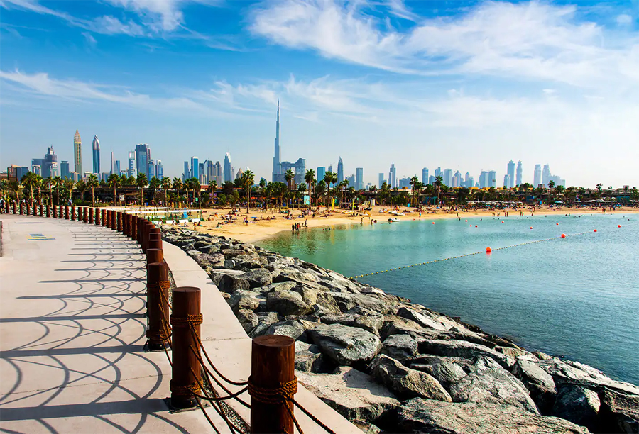 La Mer Beach in Dubai