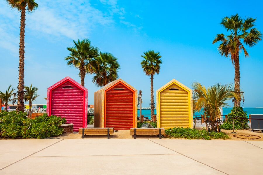 La Mer Beach in Dubai