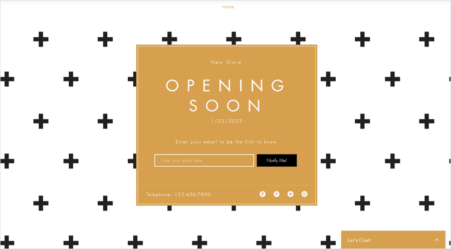 Free Store Opening Soon Template