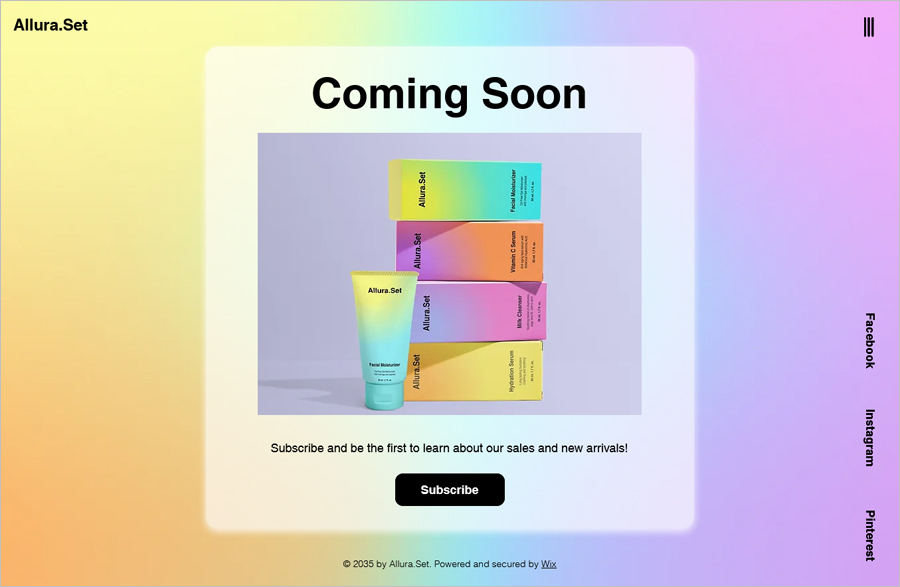 Coming Soon Landing Page