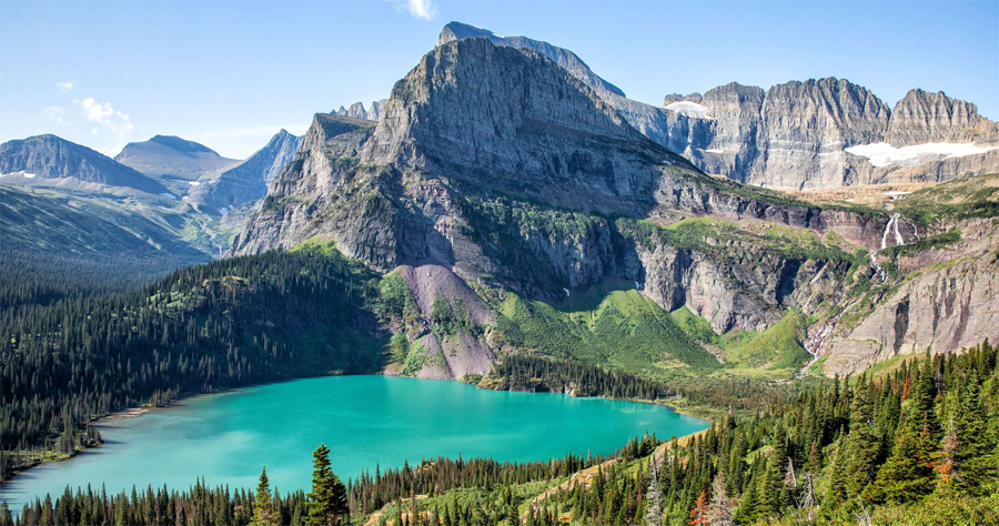 Glacier National Park in summer