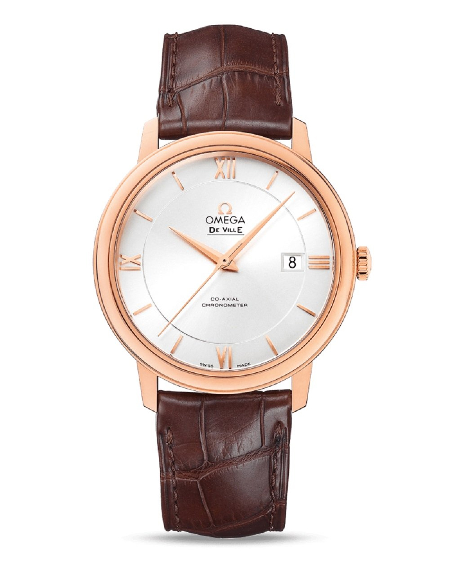Omega Deville Co-Axial 18K Rose Gold Watch