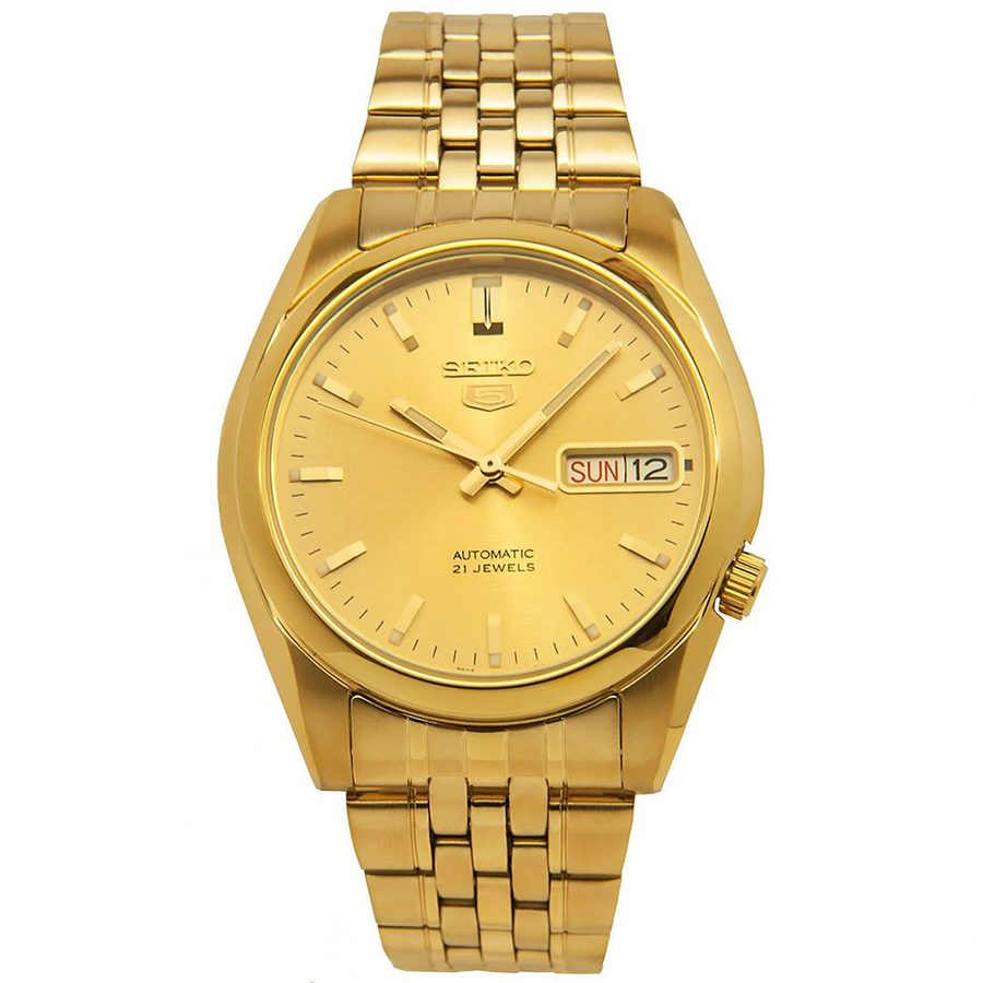 Seiko Automatic Gold-Tone Men's Watch (SNK366K)