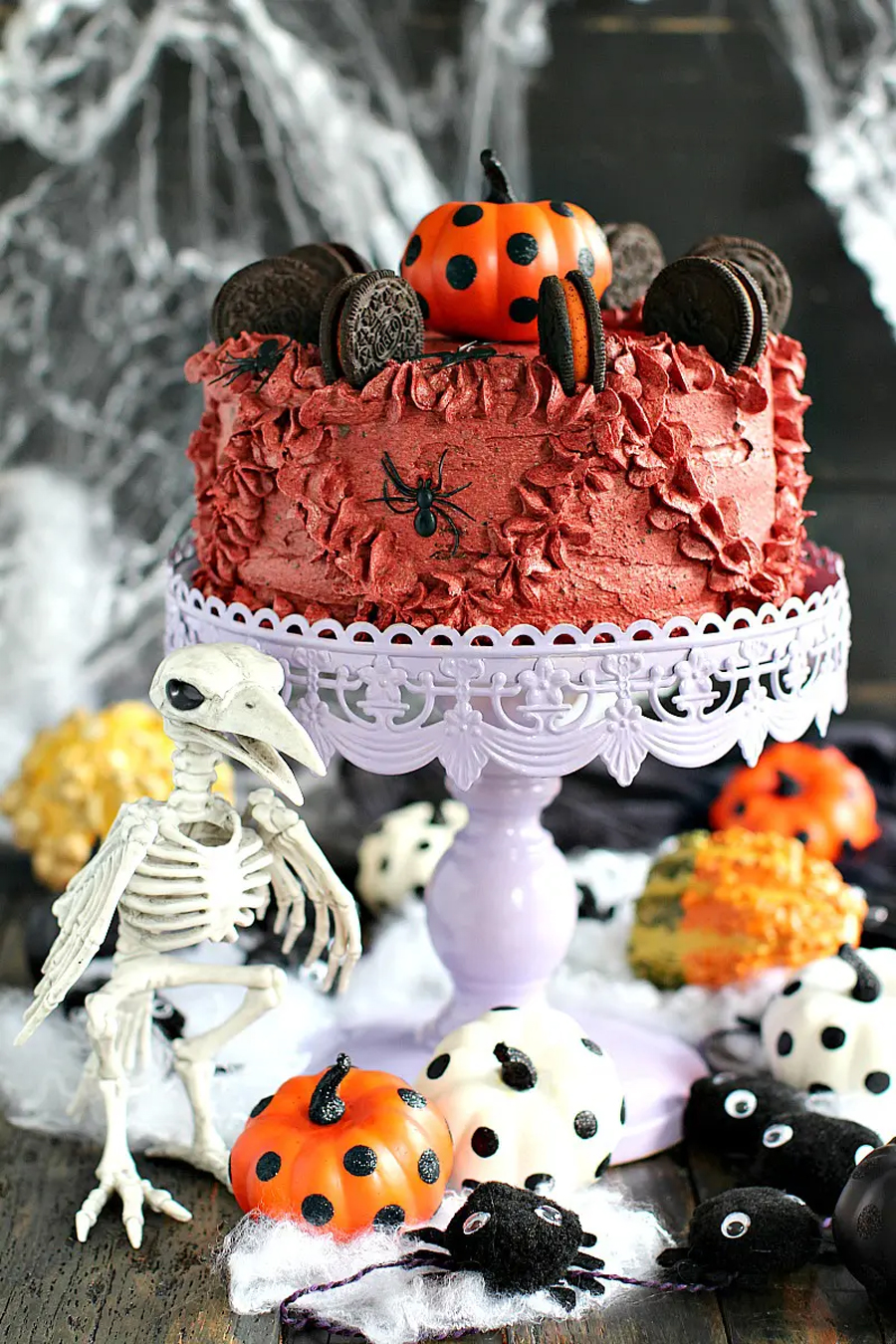 Halloween Pumpkin Oreo Cake