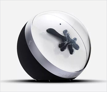 Van der Waals Speaker with Ferrofluid Visualizer