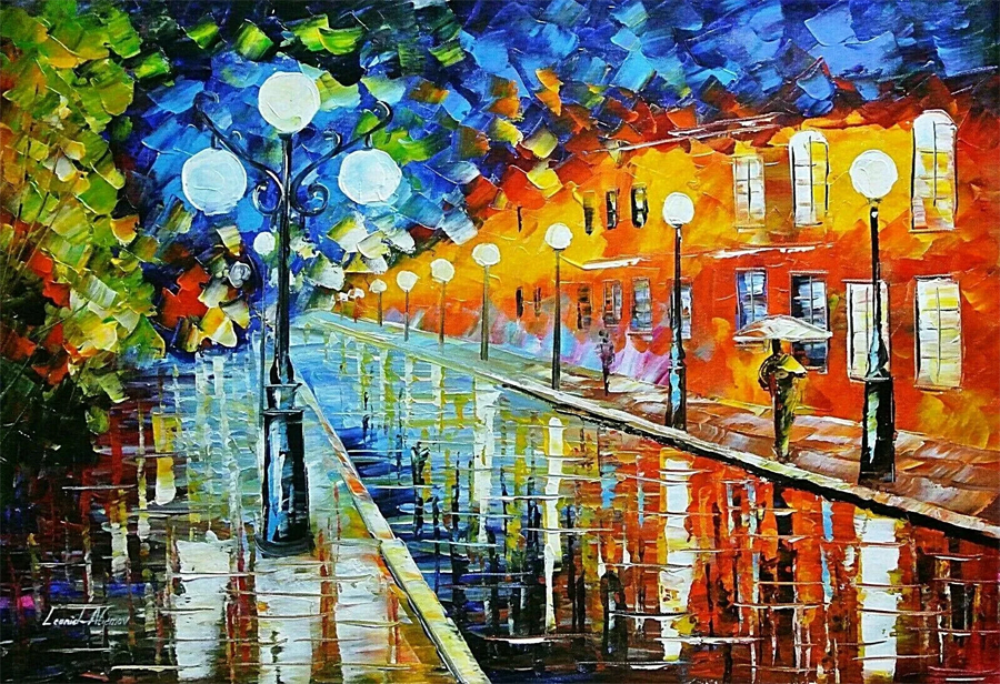 Bright and Positive Paintings by Leonid Afremov