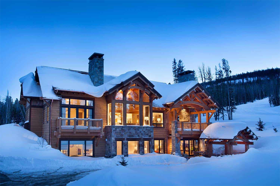 Modern Mountain House in Yellowstone Club, Big Sky, Montana