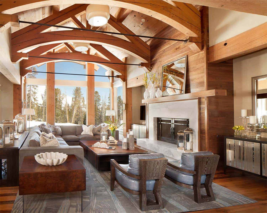 Modern Mountain House in Yellowstone Club, Big Sky, Montana