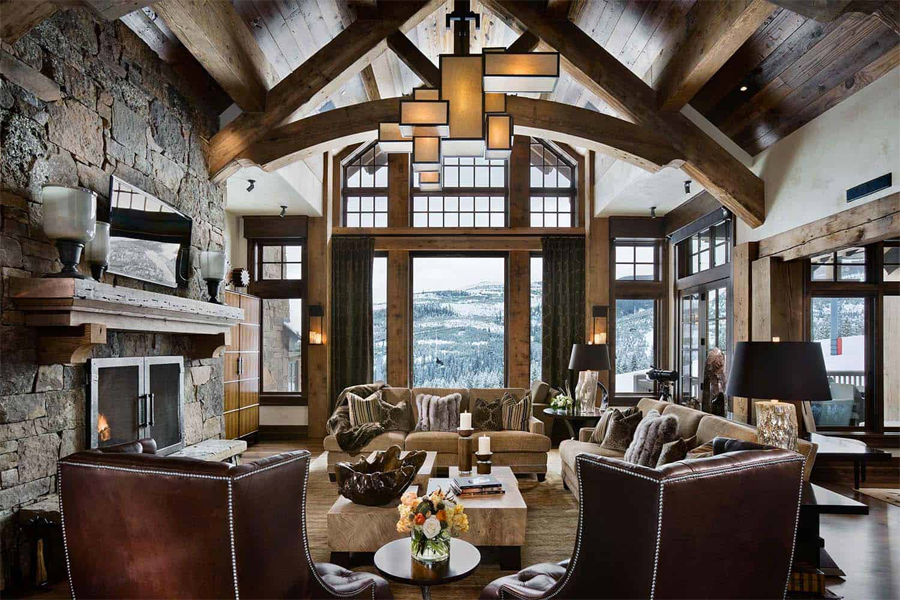 Slopeside Chalet in Yellowstone Club, Big Sky, Montana