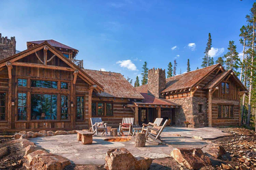 Mountain Luxury Cabin in Yellowstone Club, Big Sky, Montana