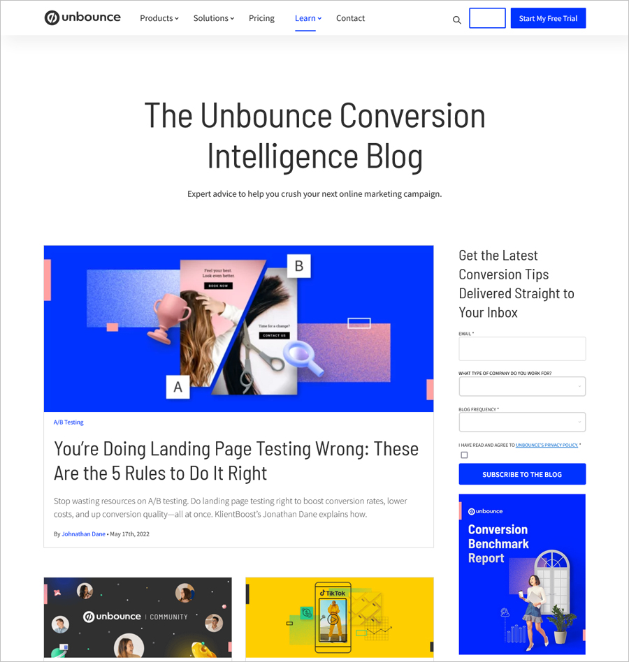 Unbounce Blog