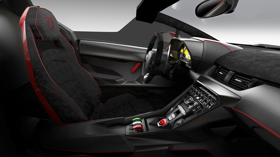 lamborghini veneno roadster interior cockpit