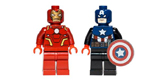 LEGO Exclusive Minifigure Iron Man & Captain America 2012 Collectors Preview 