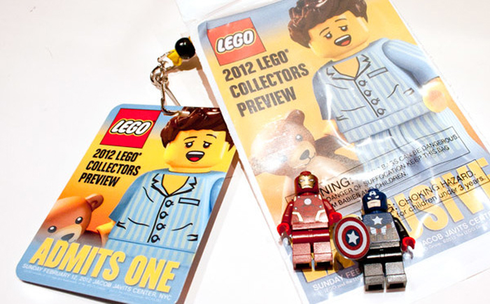 LEGO Exclusive Minifigure Iron Man & Captain America 2012 Collectors Preview